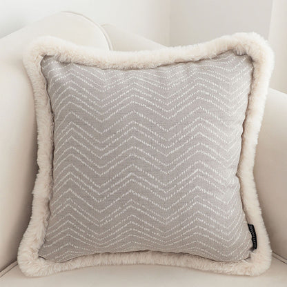 SOGA 45cm Wabi-sabi Herringbone Square Throw Pillow • LUZ-FrenchCushion264
