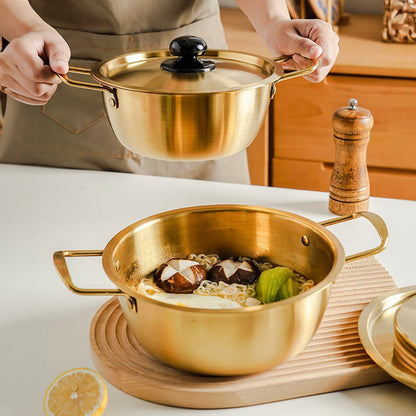 Soga 16cm Ramen Pot in Vibrant Yellow Crafted from Durable with Lid Kichen essential • LUZ-VICSoupPot07