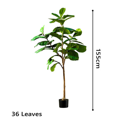 SOGA 2X 155cm Green Artificial Indoor Qin Yerong Tree Fake Plant Simulation Decorative • LUZ-APlantFH15536X2