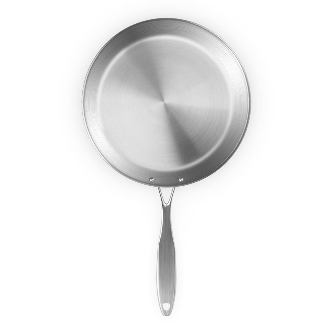 SOGA Stainless Steel Fry Pan 26cm 32cm Frying Pan Top Grade Induction Cooking • LUZ-FryPanSS2863-2866