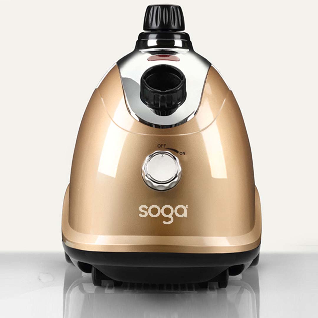SOGA Garment Steamer Portable Cleaner Steam Iron Gold • LUZ-GarmentRoundGold