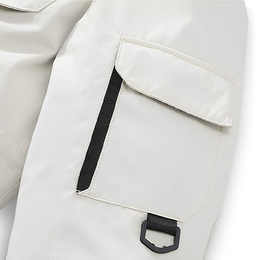 abbee White 3XL Winter Fur Hooded Down Jacket Stylish Lightweight Quilted Warm Puffer Coat • LUZ-DJ-5858D