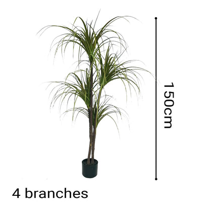 SOGA 150cm Artificial Dracaena Plant Fake Potted, Simulation Tree Fake Plant Home Decor • LUZ-APlantFHL1504