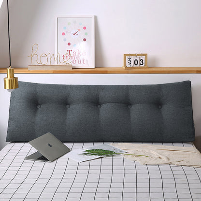 SOGA 4X 120cm Dark Grey Triangular Wedge Bed Pillow Headboard Backrest Bedside Tatami Cushion Home Decor • LUZ-PillowFab120GreyX4