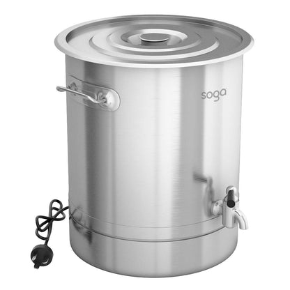 SOGA 2X 21L Stainless Steel URN Commercial Water Boiler  2200W • LUZ-Urn841X2