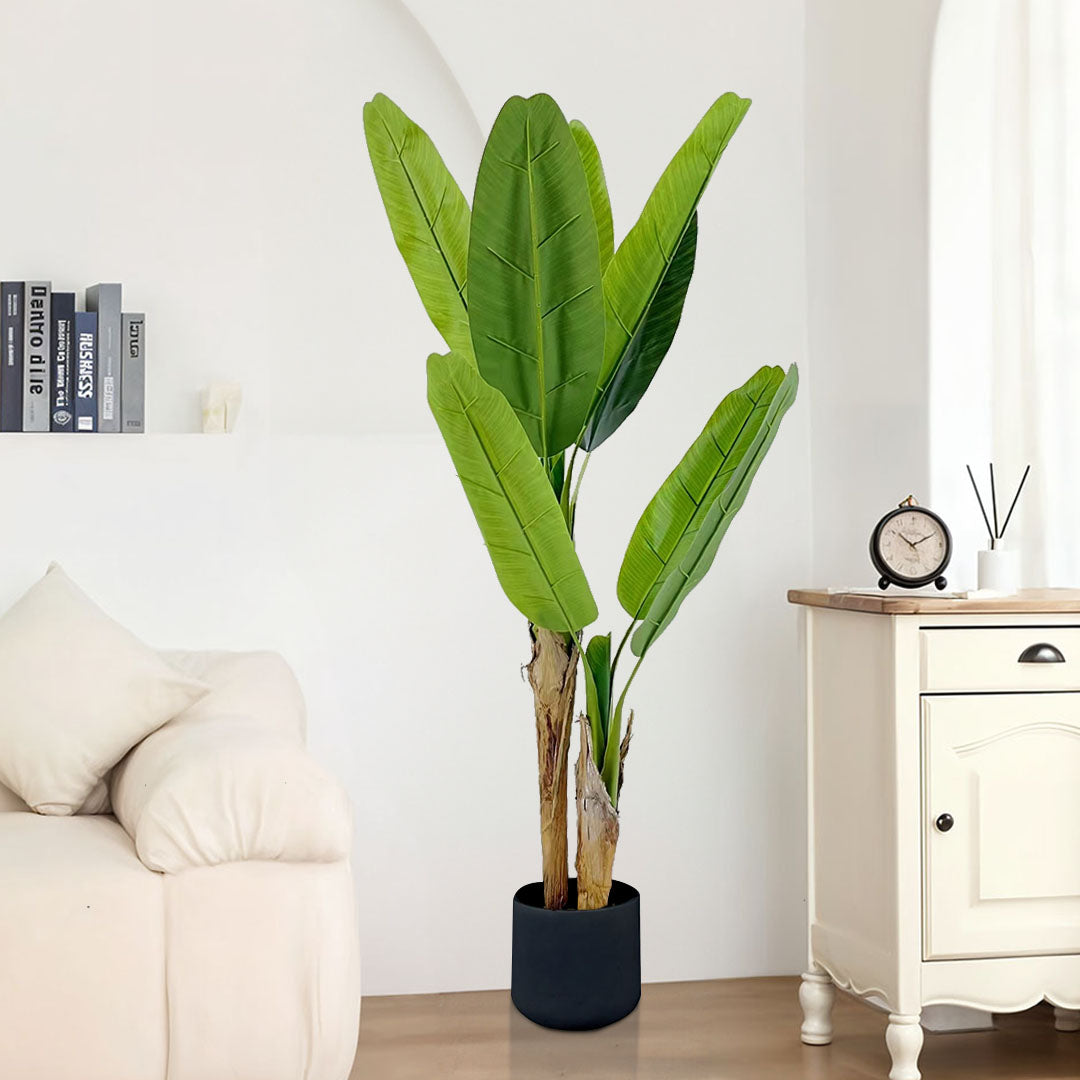SOGA 2X 160cm Banna Plant Bird of Paradise Tree Artificial Plant Home Accent Decor • LUZ-APlantFHBJS16017X2