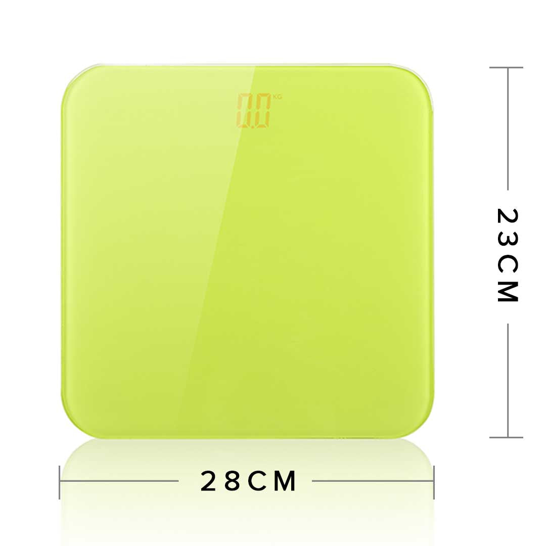 SOGA 2X 180kg Digital Fitness Weight Bathroom Gym Body Glass LCD Electronic Scales Green • LUZ-BodyWeightScaleGreenX2