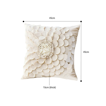 SOGA 2X 45cm Pillow Sunflower Cover 100% Cotton Covers Linen Case Cushion Throw Pillow • LUZ-FrenchCushion230X2