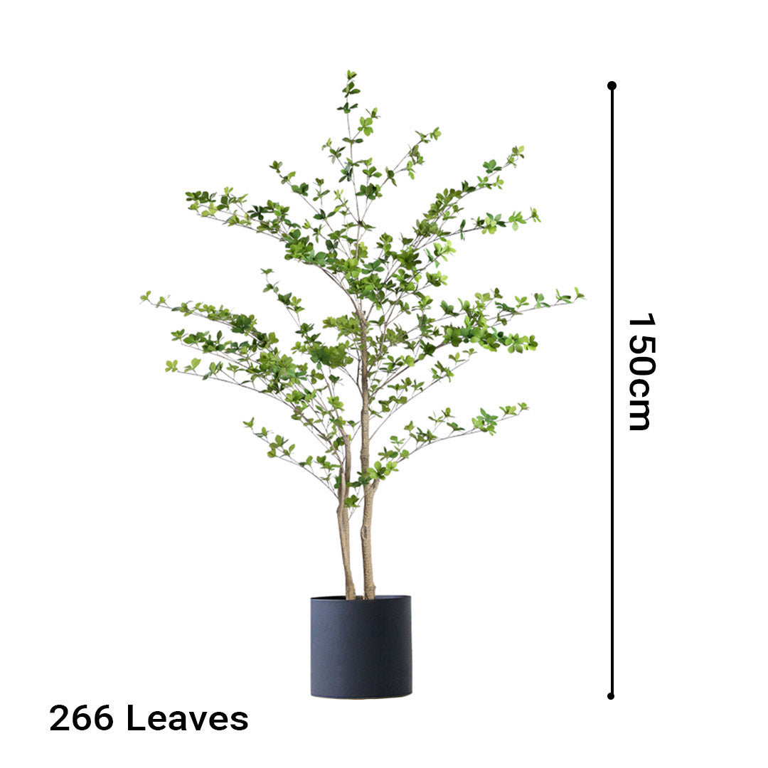 SOGA 2X 150cm Green Artificial Indoor Watercress Tree Fake Plant Simulation Decorative • LUZ-APlantFHSC1503X2