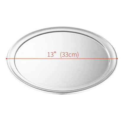 SOGA 13-inch Round Aluminum Steel Pizza Tray Home Oven Baking Plate Pan • LUZ-Pizza11608