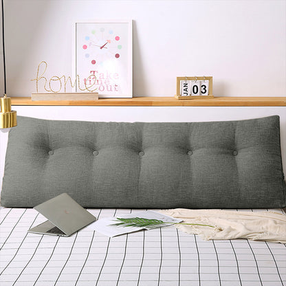 SOGA 120cm Grey Triangular Wedge Bed Pillow Headboard Backrest Bedside Tatami Cushion Home Decor • LUZ-Pillow2112