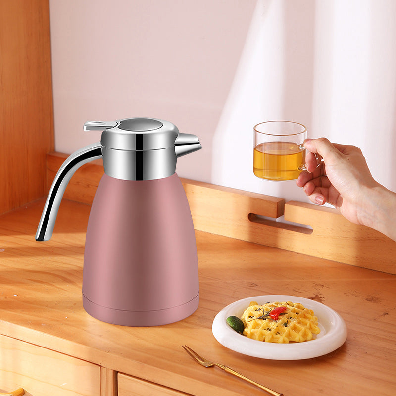 SOGA 2X 1.2L Stainless Steel Insulated Vacuum Flask Water Bottle Pink • LUZ-WaterJug12PNKX2
