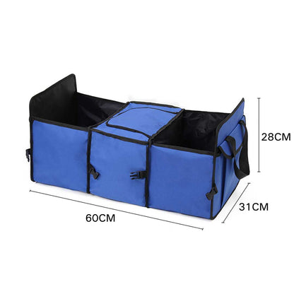 SOGA Portable Camping Car Set Inflatable Air Bed Mattress Storage Organizer Handheld Vacuum Blue • LUZ-CarBundleBlue