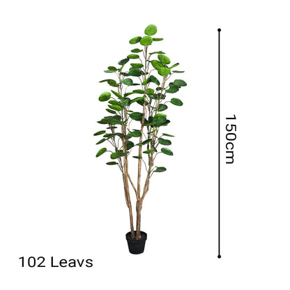 SOGA 4X 150cm Plastic Potted Polyscias Scutellaria Plant Home Garden Artificial Tree, Home Decor • LUZ-APlantFHJQD150102X4