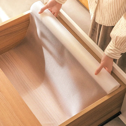 SOGA 4X 60x300cm Transparent Kitchen Drawer Cabinet Multi Use Liner Non Slip Mat • LUZ-CabMat603X4