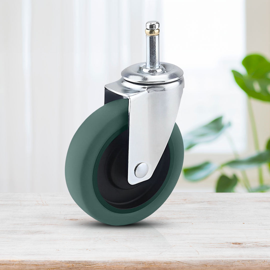 SOGA 2X 4" Heavy Duty Polyurethane Swivel Castor Wheels • LUZ-FC1511WheelsX2