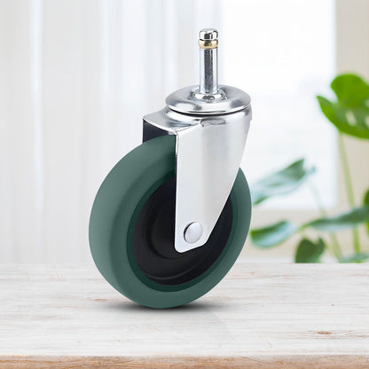 SOGA 2X 4" Heavy Duty Polyurethane Swivel Castor Wheels • LUZ-FC1511WheelsX2