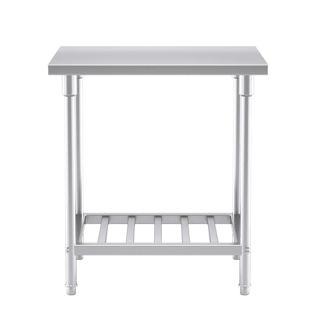 SOGA 80*70*85cm Commercial Catering Kitchen Stainless Steel Prep Work Bench • LUZ-WorkBenchSS203080CM