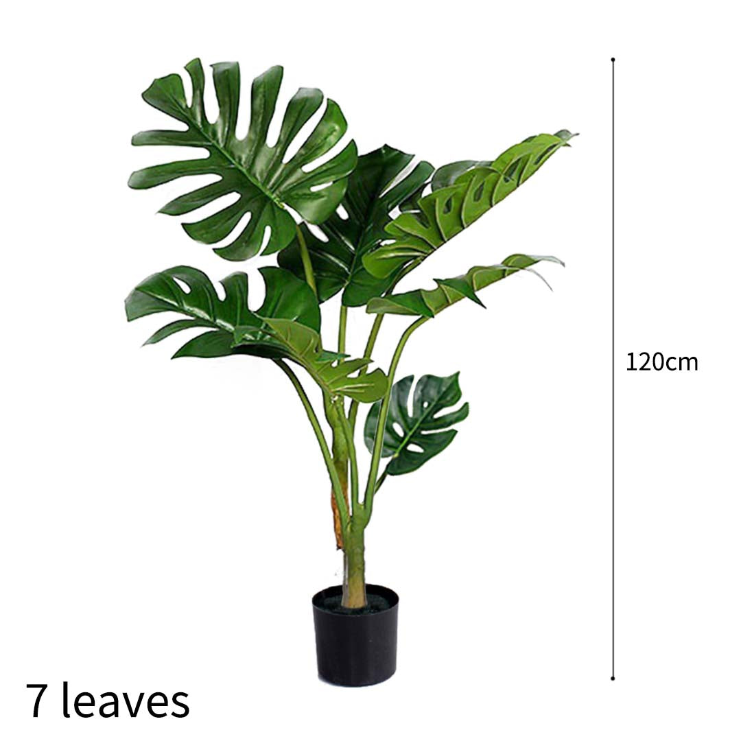 SOGA 4X 120cm Artificial Green Indoor Turtle Back Fake Decoration Tree Flower Pot Plant • LUZ-APlantFH1207X4
