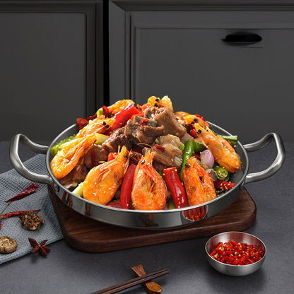 Soga 26cm Dry Pot with Natural Color 201 Material Constructed from Stainless Steel Kitchen Essentials • LUZ-VICSoupPot12