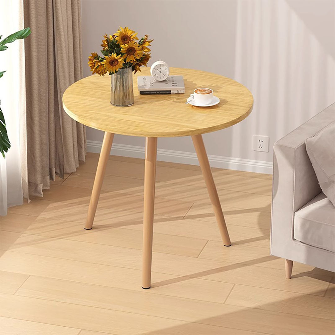SOGA 60x60cm Walnut Small Side Coffee Table Living Room Balcony Home Décor Style • LUZ-TableTea22