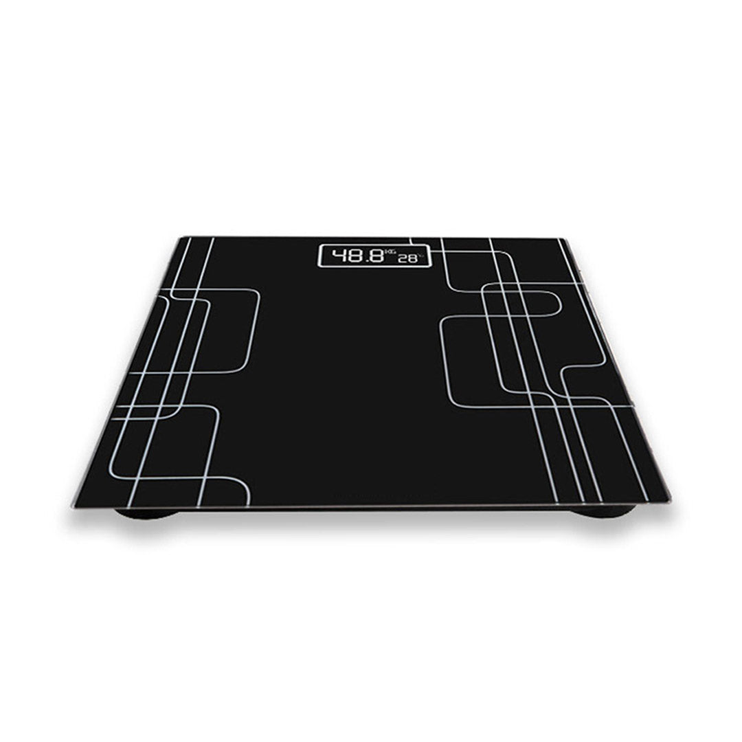 SOGA 2X 180kg Electronic Talking Scale Weight Fitness Glass Bathroom Scale LCD Display • LUZ-TalkingScaleLinesX2