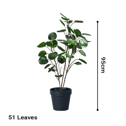 SOGA 2X 95cm Artificial Tree Indoor Nordic Style Artificial Tree Potted Simulation Tree, Home Decor • LUZ-APlantFHJQD11051X2