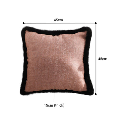 SOGA 2X 50cm Mid-century Style Raised Embroidery Texture Edged Square Throw Pillow • LUZ-FrenchCushion210X2