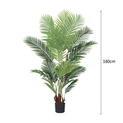 SOGA 180cm Artificial Swallowtail Sunflower Fake Decoration Tree Flower Pot Plant • LUZ-APlantFHS180