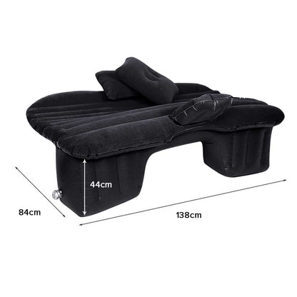 SOGA Portable Camping Car Set Inflatable Air Bed Mattress Storage Organizer Handheld Vacuum Black • LUZ-CarBundleBlack