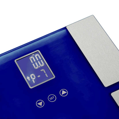 SOGA 2X Digital Electronic LCD Bathroom Body Fat Scale Weighing Scales Weight Monitor Blue • LUZ-BodyFatScale1302BlueX2