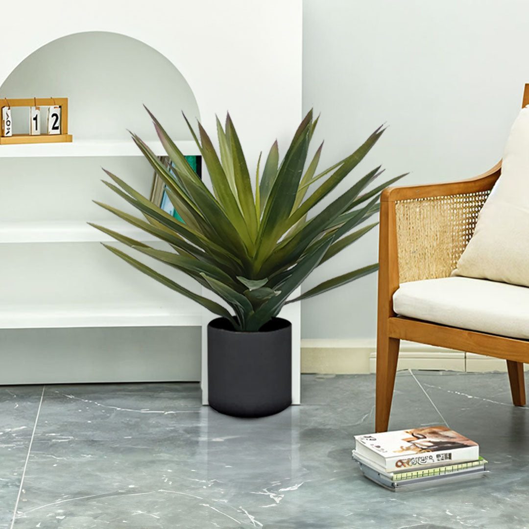SOGA 45cm Yucca Plant Giant Palm Lily Artificial Plant Tabletop Home Accent Decor • LUZ-APlantFHJM045