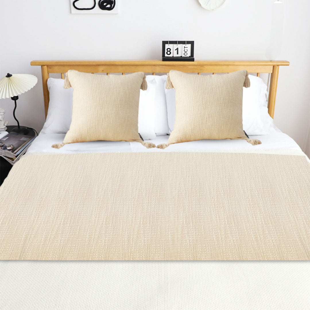 SOGA 1.8m Bed Vintage Scarf Runner Bedding Tail Pad Flag For Home Hotel Set of 3 • LUZ-BedFlagS85