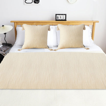 SOGA 1.8m Bed Vintage Scarf Runner Bedding Tail Pad Flag For Home Hotel Set of 3 • LUZ-BedFlagS85