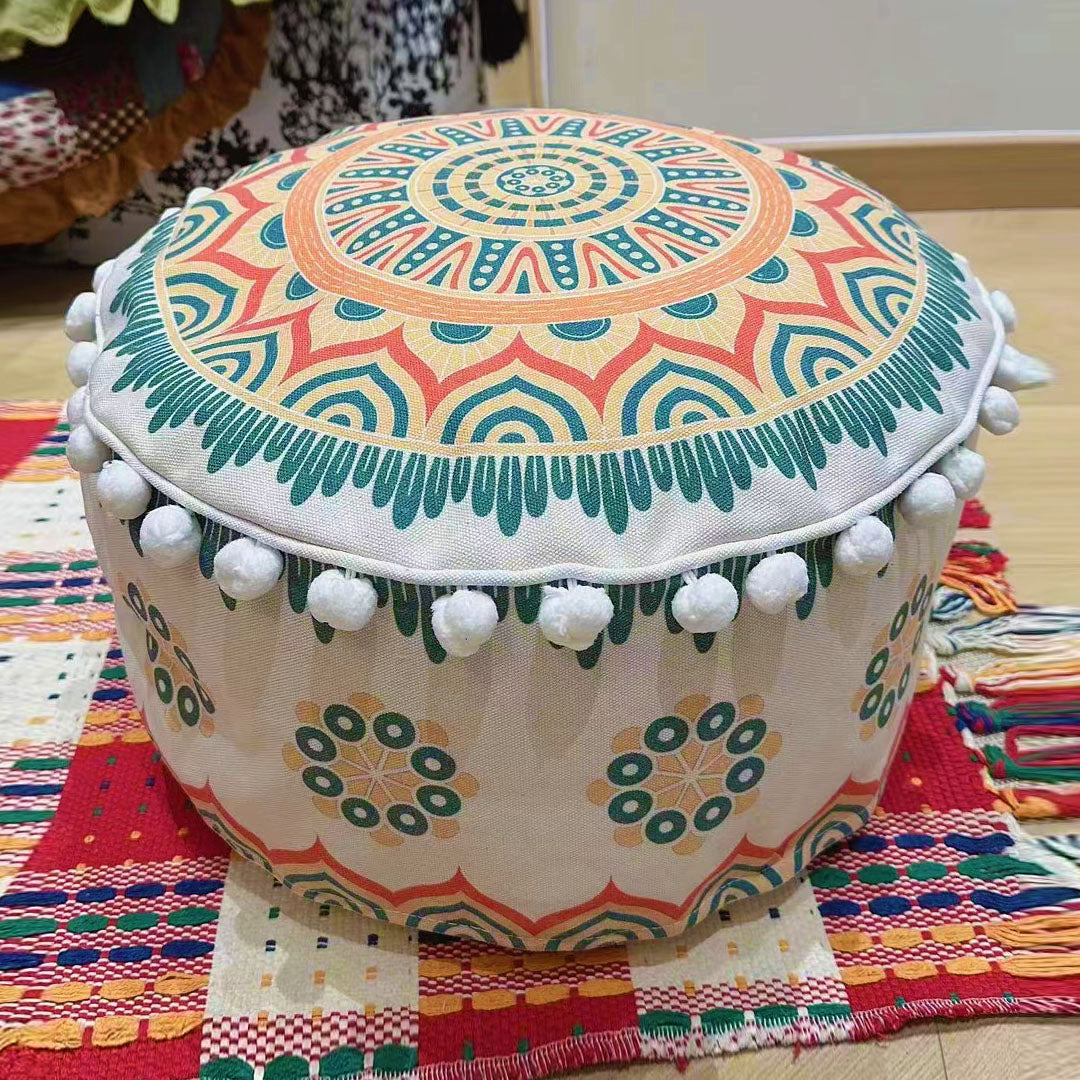 SOGA 2X 50cm Ultra-Comfort Polyester-Cotton Cushion with EPP Particle Support, Home Decor • LUZ-Pouffe618X2