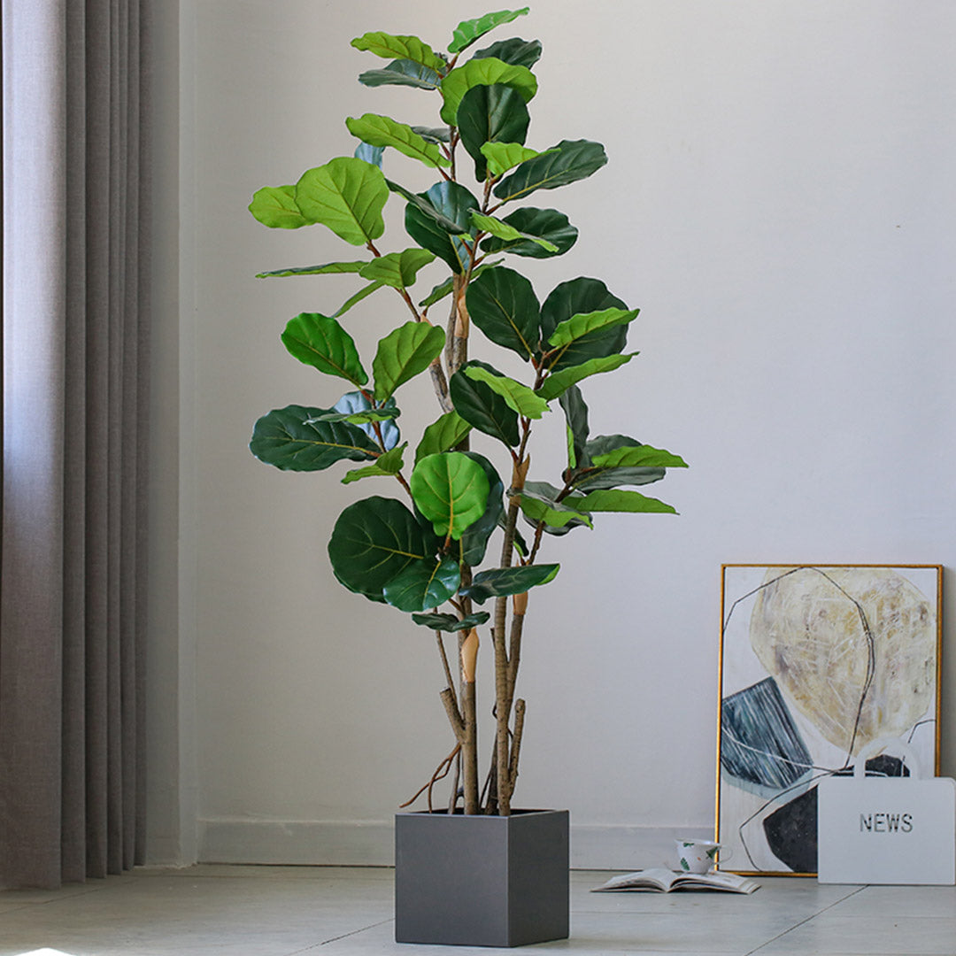SOGA 4X 95cm Artificial Tree Indoor Nordic Style Artificial Tree Potted Simulation Tree, Home Decor • LUZ-APlantFHJQD11051X4