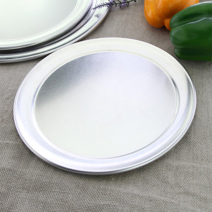 SOGA 2X 12-inch Round Aluminum Steel Pizza Tray Home Oven Baking Plate Pan • LUZ-Pizza11607X2