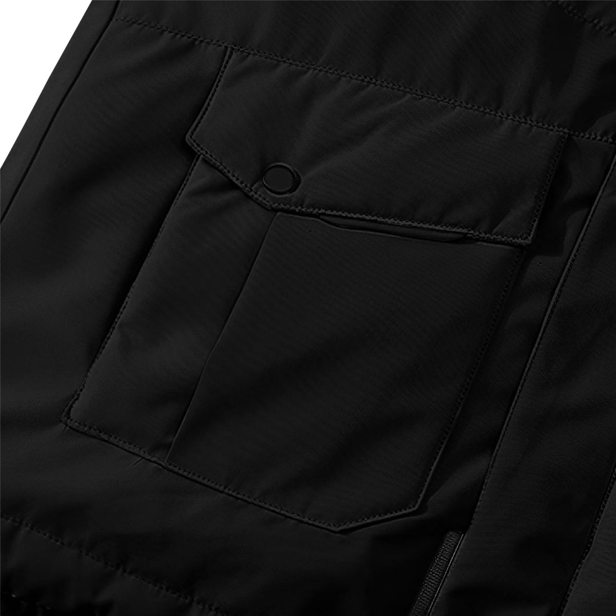 abbee Black 3XL Winter Fur Hooded Down Jacket Stylish Lightweight Quilted Warm Puffer Coat • LUZ-DJ-5858H