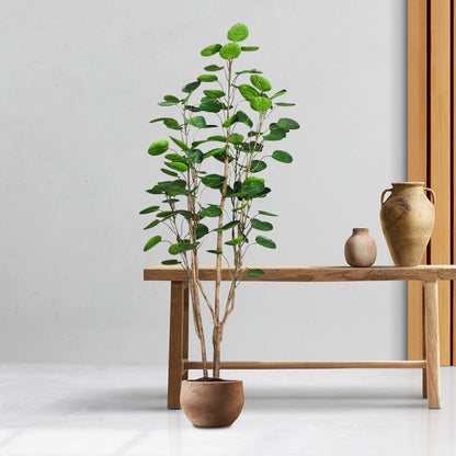 SOGA 2X 180cm Plastic Potted Polyscias Scutellaria Plant Home Garden Artificial Tree, Home Decor • LUZ-APlantFHJQD18080X2