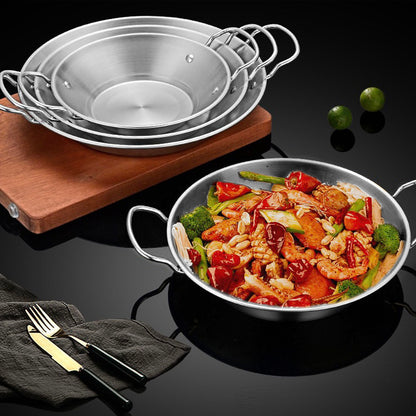 Soga 25cm Signature Dry Pot crafted with 201 Material in Silver Color and for Kitchen Essentials • LUZ-VICSoupPot20