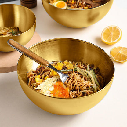 SOGA 20cm Gold Salad Bowl with Model 201 Elegant and Durable Kitchen Essential • LUZ-VICSoupPot42