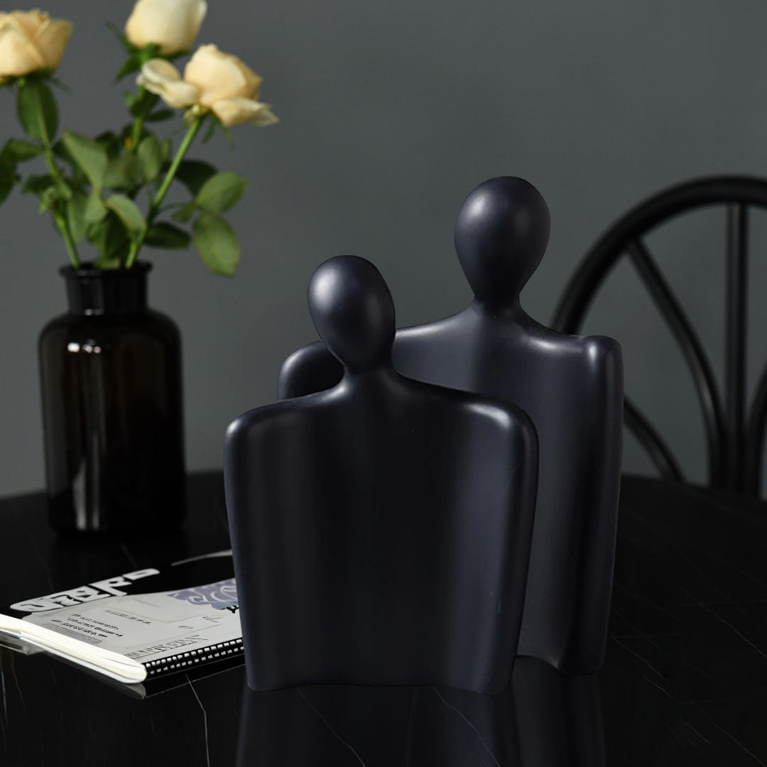 SOGA Ornament Set of 2 Abstract Human Figurine Sculptures Minimalist Modern Art Statues for Home Décor • LUZ-Ornament2949