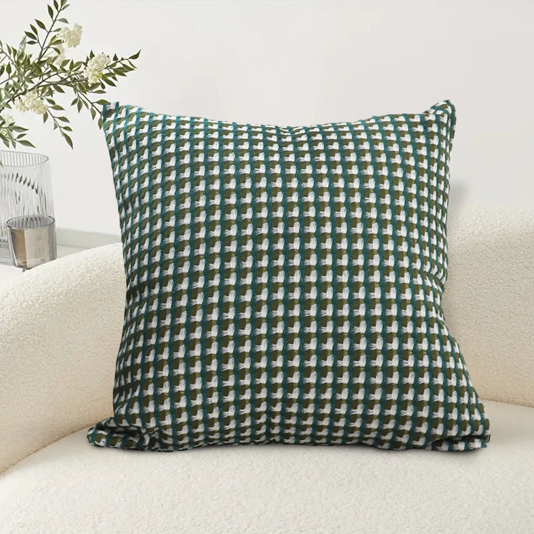SOGA 2X 45cm Subtle Green Foliage Pillow SquareThrow pillow • LUZ-FrenchCushion259X2