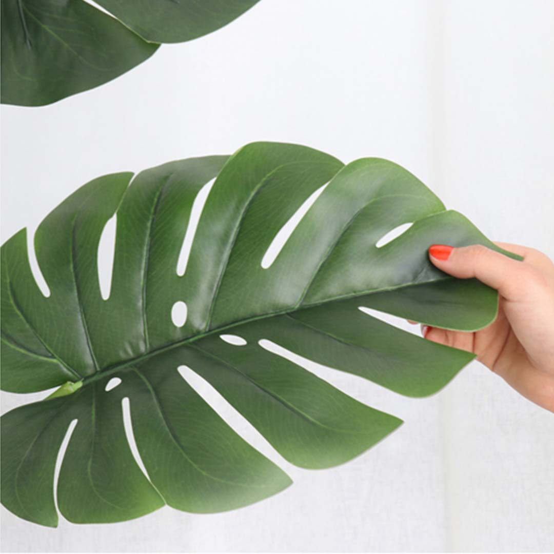 SOGA 2X 120cm Artificial Green Indoor Turtle Back Fake Decoration Tree Flower Pot Plant • LUZ-APlantFH1207X2
