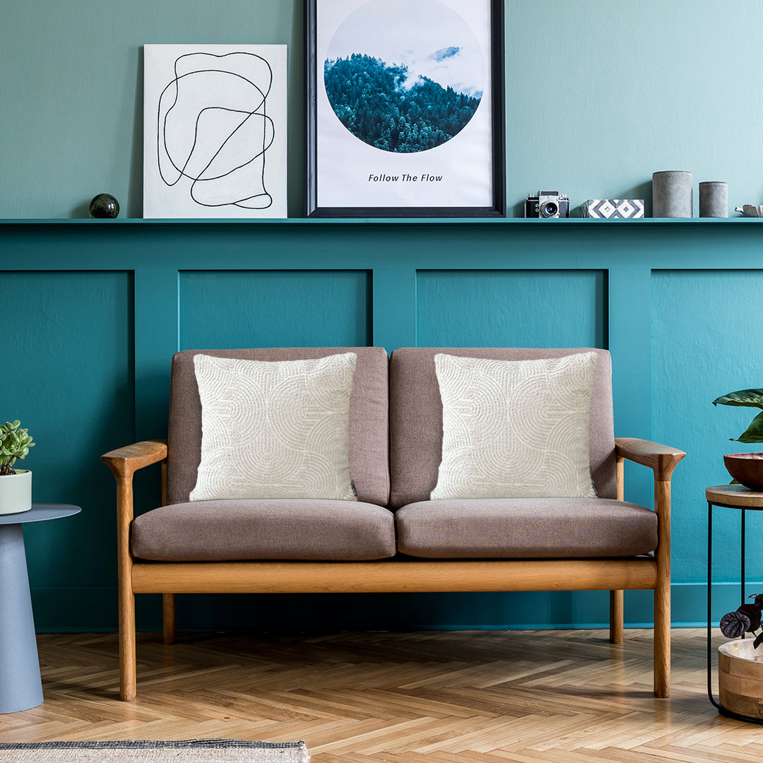SOGA 2X 50cm Gray Pillow Basic Square Stylish Geometric Plush Solid Decorative Covers Throw Pillow • LUZ-FrenchCushion216X2