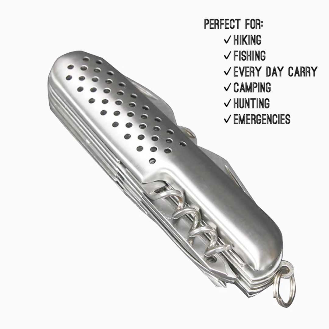 SOGA Multi Function Army Knife Tool Swiss Style 102 • LUZ-Knife102