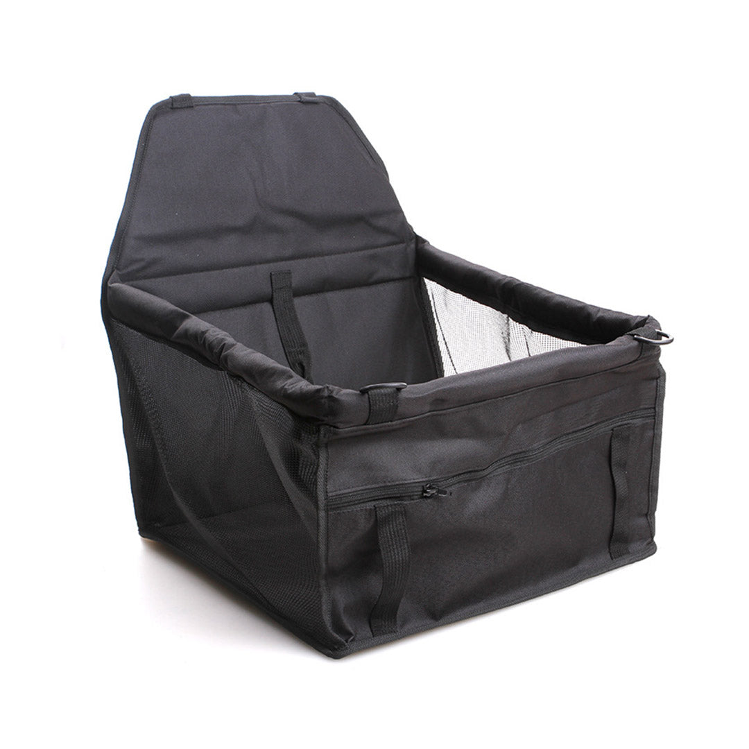 SOGA 2X Waterproof Pet Booster Car Seat Breathable Mesh Safety Travel Portable Dog Carrier Bag • LUZ-CarPetBagBLKX2