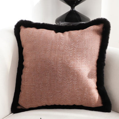 SOGA 2X 50cm Mid-century Style Raised Embroidery Texture Edged Square Throw Pillow • LUZ-FrenchCushion210X2