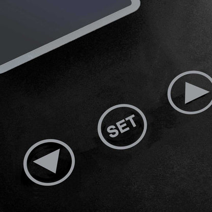 SOGA Wireless Digital Body Fat LCD Bathroom Weighing Scale Electronic Weight Tracker Black • LUZ-BodyFatScale1304Black