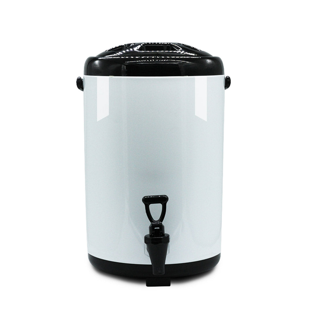 SOGA 18L Stainless Steel Insulated Milk Tea Barrel Hot and Cold Beverage Dispenser Container with Faucet White • LUZ-VICDispenser18LWHT